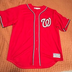 Nationals Brian Murphy Majestic Coolbase Jersey
